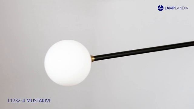 Потолочная люстра Lamplandia L1232-4 MUSTAKIVI, G9*макс 40Вт смотреть онлайн