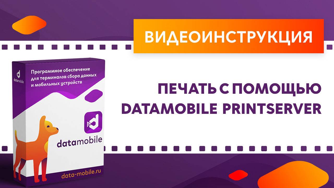 DataMobile3: Печать с помощью DataMobile PrintServer смотреть онлайн