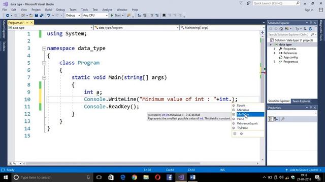 Built in data type in C #(int,char,string,bool,etc ) in Hindi | Basics of Data Types in C# in Hindi смотреть онлайн