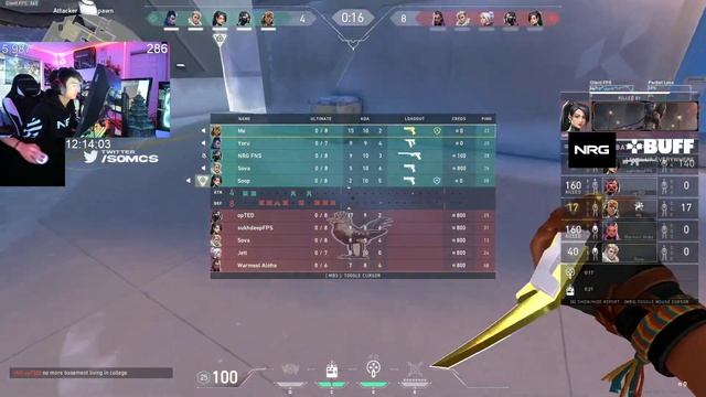 NRG S0m INSANE HARD CARRY WITH 35 KILLS! | S0mcs RAZE GAMEPLAY | VALORANT RADIANT RANKED | FULL GAM