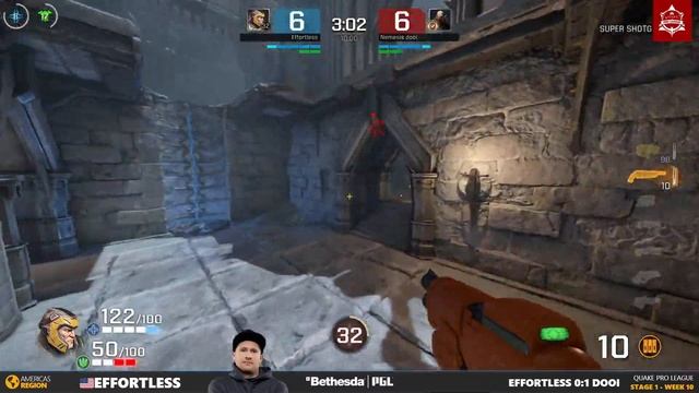 Effortless vs dooi - Quake Pro League - Stage 1 - Week 10 смотреть онлайн