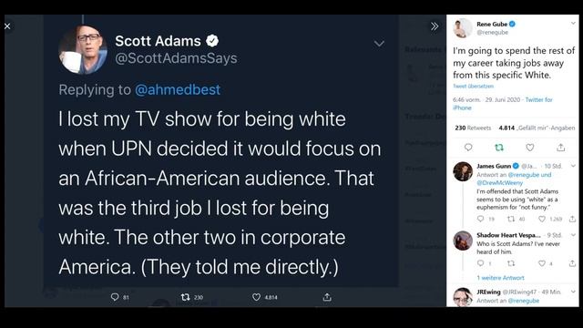 Scott Adams Blues (I lost my tv show for being white) смотреть онлайн
