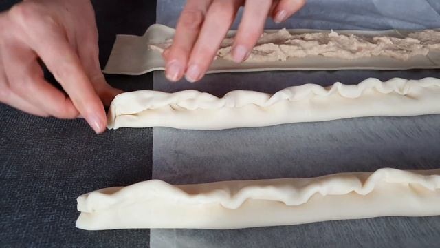Pasta Sfoglia ripiena. IDEA APERITIVO facile.🎄 Albero di Natale di pasta sfoglia. смотреть онлайн