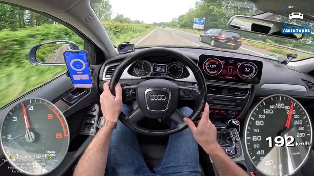 2008 AUDI A4 B8 3.0 V6 TDI 6-speed | 237KM/H on AUTOBAHN смотреть онлайн