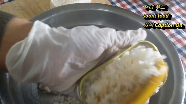 김밥 , Gimbap , 빈 캔으로 김밥 만들기 , korean food смотреть онлайн