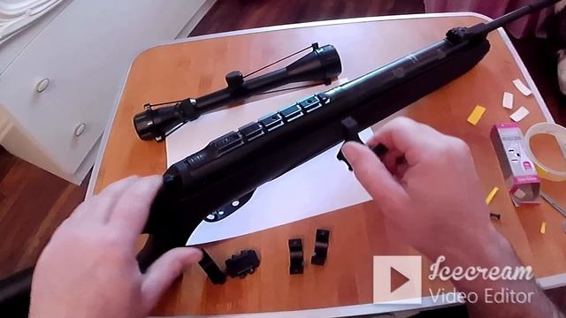 Hatsan 130 , тюнинг оптического прицела. смотреть онлайн