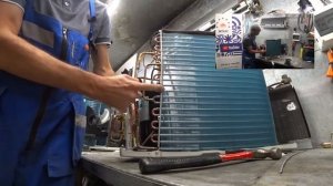 Ремонт теплообменника наружного блока кондиционера
