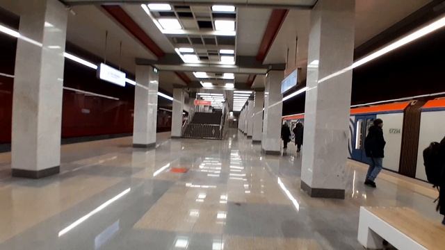 станция Новомосковская (экс-Коммунарка) - Сокольническая линия - Метро Москва смотреть онлайн