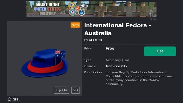 NEW AUSTRALIA INTERNATIONAL FEDORA!!! (ROBLOX) смотреть онлайн