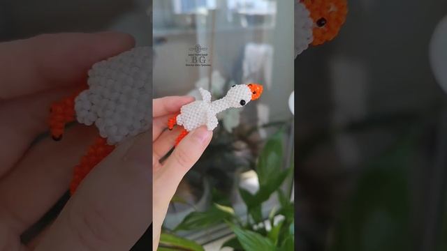 Лежачий Гусь из Бисера/МК уже на канале #амигуруми #бисероплетение #гусь из бисера смотреть онлайн