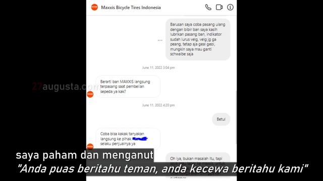 Ban Maxxis MTB 27.5 High Roller II Selalu Geol Speleng Peang? Apa Solusinya? Ini Jawabannya