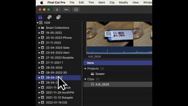 Rename event in Final Cut Pro смотреть онлайн