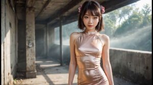 Japanese Gravure Tight Bodycon Dress