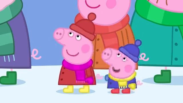 Peppa Pig Grandpa Pig's Christmas Present for kids мультфильм в оригинале на английском языке(360p) смотреть онлайн