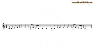 Видеокурс по фортепиано - урок 5 (читаем страницу нот в ритме)