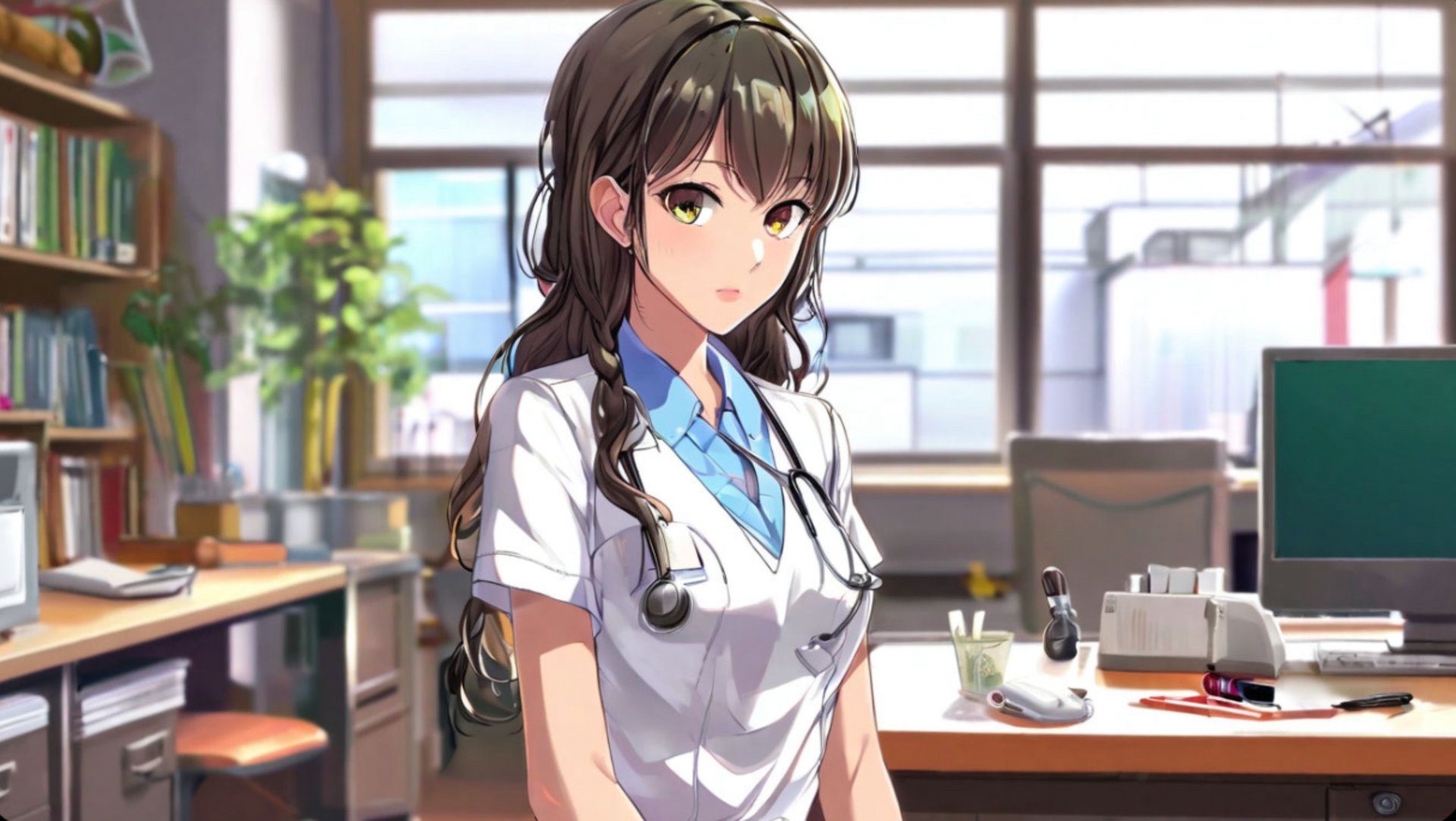 АСМР Школьная медсестра проверяет тебя Медосмотр YOURS ASMR GIRL смотреть онлайн