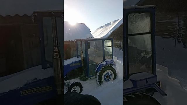 Использую мини трактор в хозяйстве