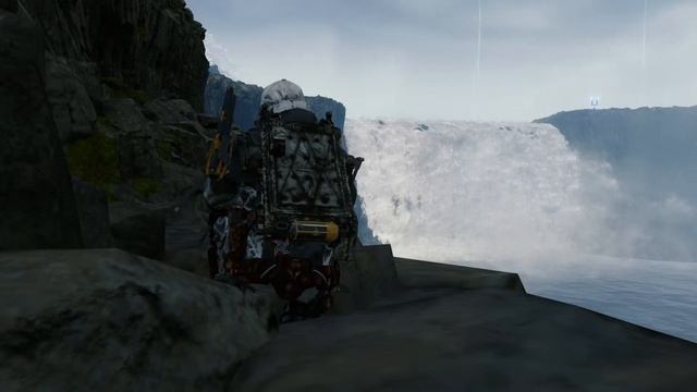 Death Stranding | Gentle Rain, Waterfall, Windy | Tranquil & Scenic View смотреть онлайн