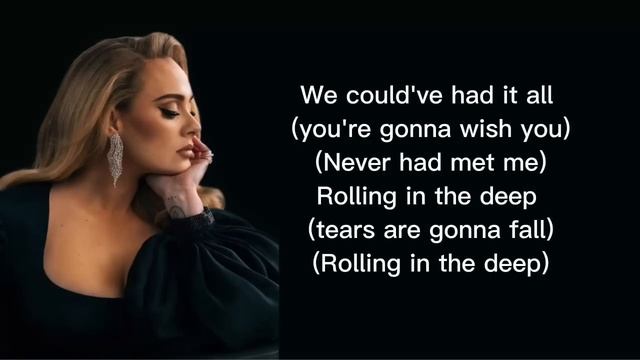Adele - Rolling In The Deep (Lyrics) смотреть онлайн