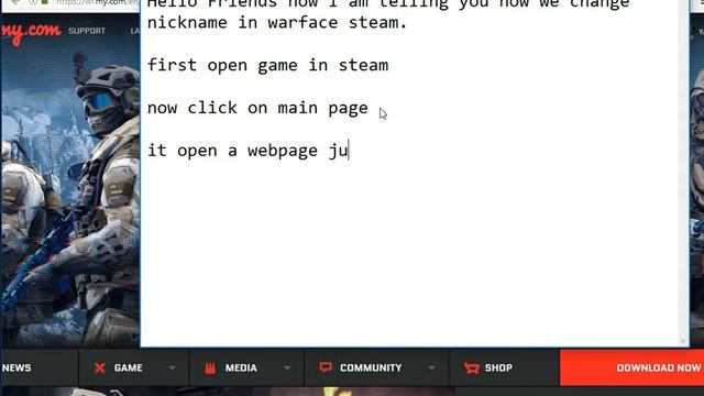 Warface Steam Username Change