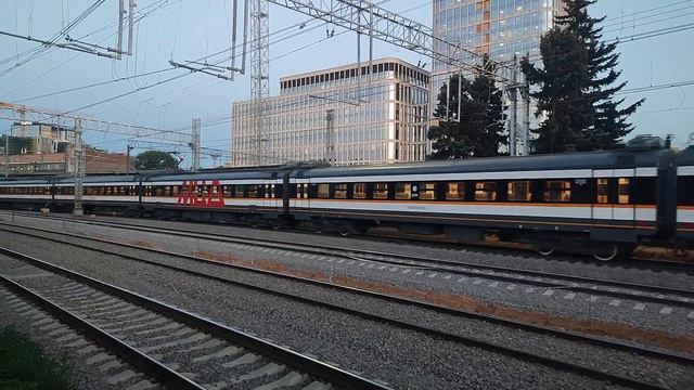 ЭП2ДМ на обкатке. Белорусский вокзал. Перед запуском МЦД 4 смотреть онлайн