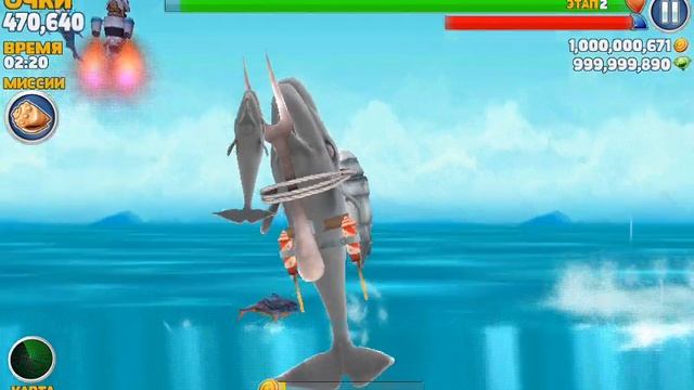 Hungry Shark Evolution vzlom na dengi смотреть онлайн