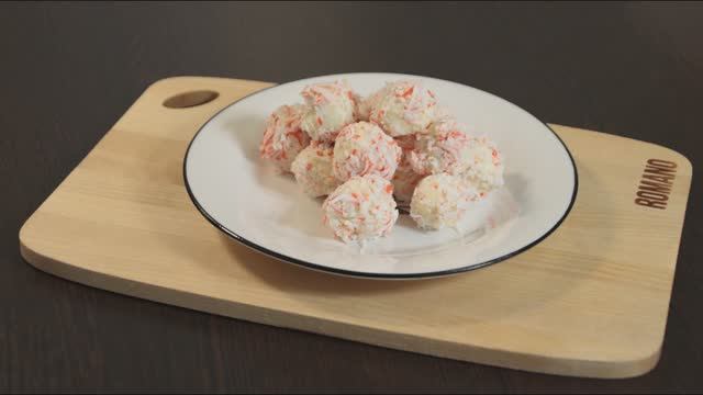 Рецепт Сырно-чесночные шарики с оливками