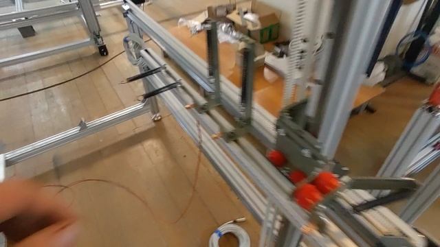 Варианты натяжения струны на ЧПУ станке по резке пенопласта. смотреть онлайн