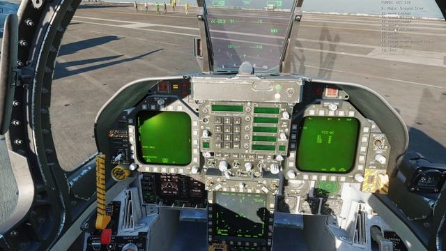 DCS World - F/A-18 - cold and dark carrier takeoff (supercarrier dlc)_2 смотреть онлайн