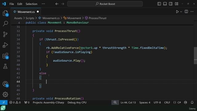 Complete C# Unity Game Developer 3D (Updated To Unity 6)2 смотреть онлайн