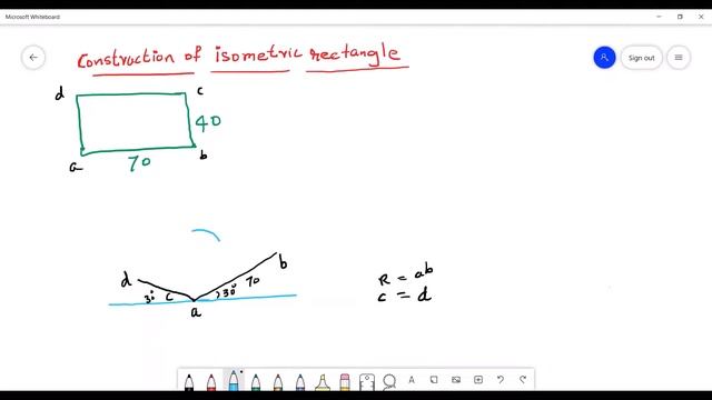 Construction of Isometric Rectangle | Isometric Projection | Isometric Drawing смотреть онлайн