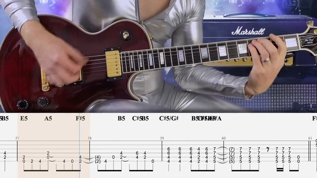 12.The Darkness - I Believe in a Thing Called Love - Обучение игре на гитаре смотреть онлайн