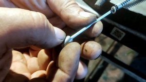 опресовка наконечников тросиков.