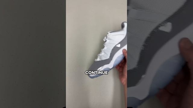 Jordan 11 Low Cement Grey vs Jordan 11 Cool Grey👀 смотреть онлайн