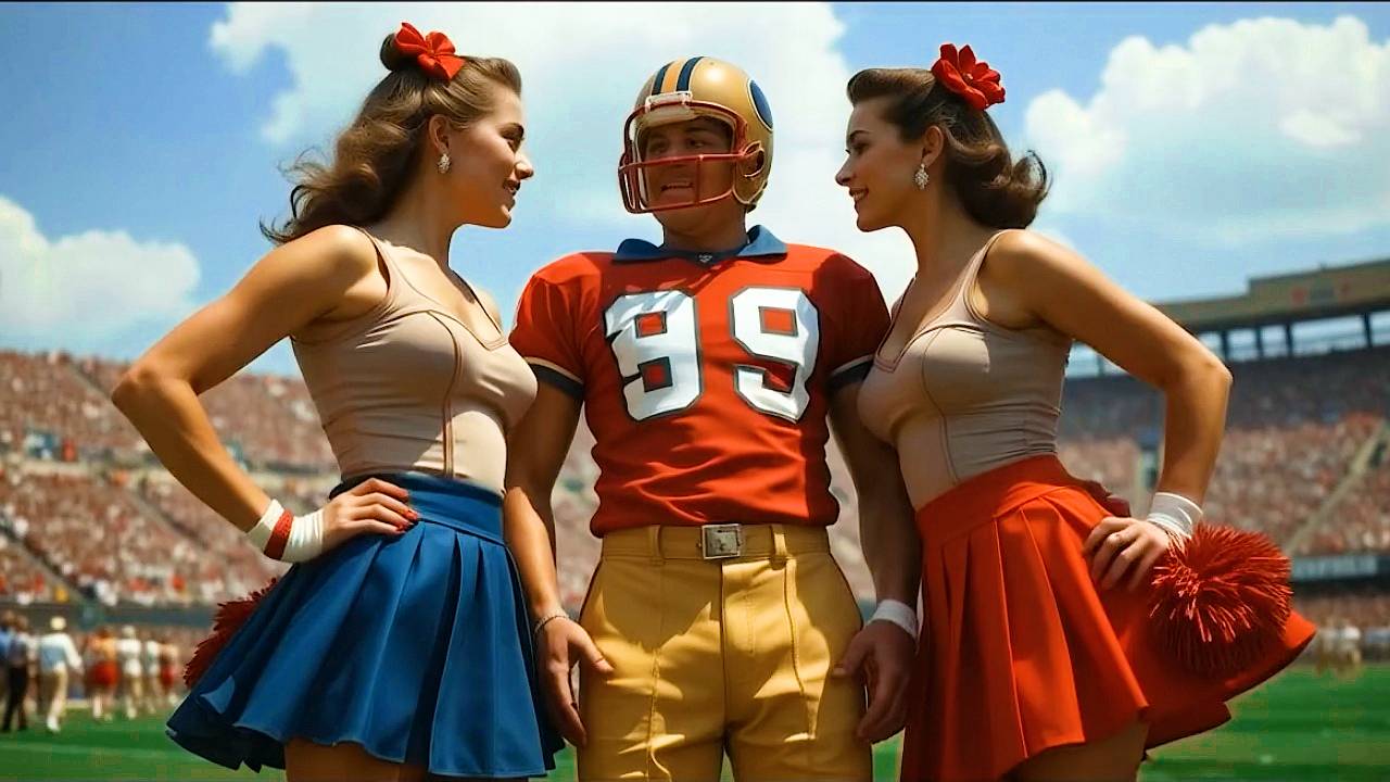 Ретро ЧИРЛИДЕРЫ через призму искусственного интелекта смотреть онлайн