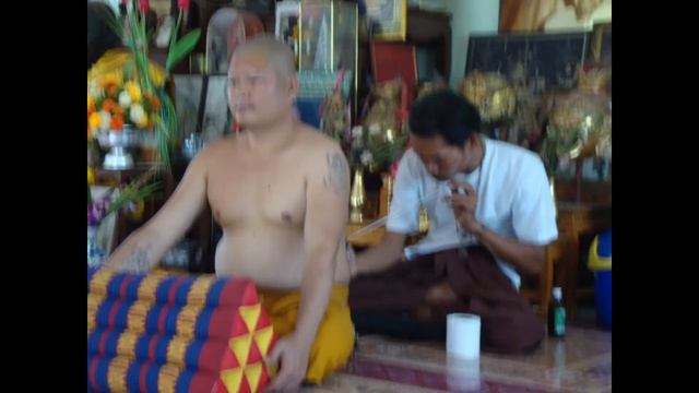 Thailand SAKYANT Buddhist Monk Tattoo Ajarn Kob Ayutthaya