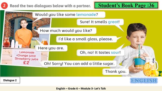 Grade 6 English Module 3 Let's Talk смотреть онлайн