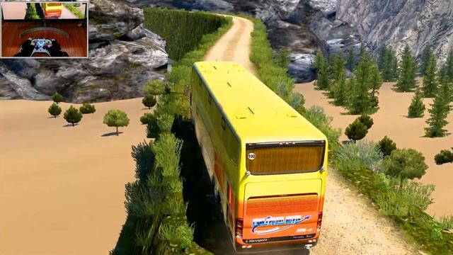 Rota factor Dangerous Road | Bus Driving | #ets2 смотреть онлайн