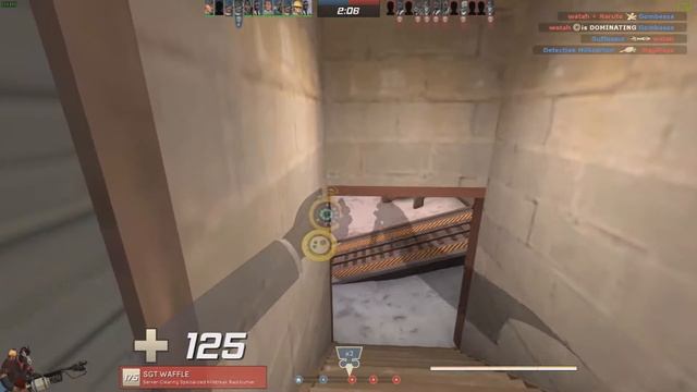 (TF2) Spy live commentary on barnblitz (GunSpy loadout) смотреть онлайн
