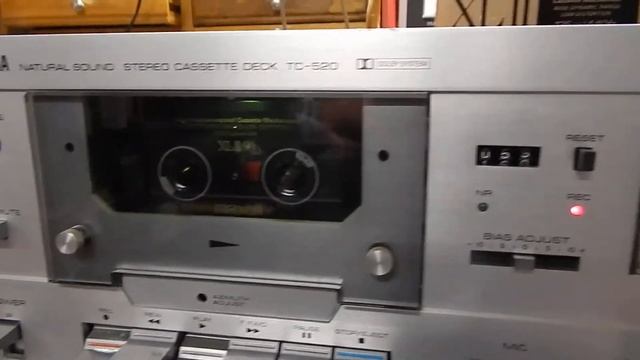 Vintage Yamaha TC-520 Cassette Deck смотреть онлайн