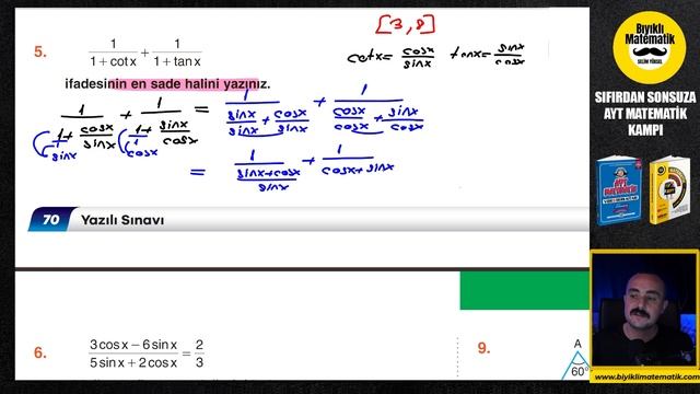 11. Sınıf Matematik 1. Yazılı Soruları Trigonometri смотреть онлайн
