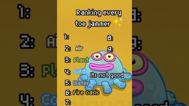Ranking all toe jammer | no hate | смотреть онлайн