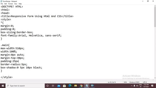 How To Create A Responsive Form Using Html and CSS | Html Registration Form смотреть онлайн