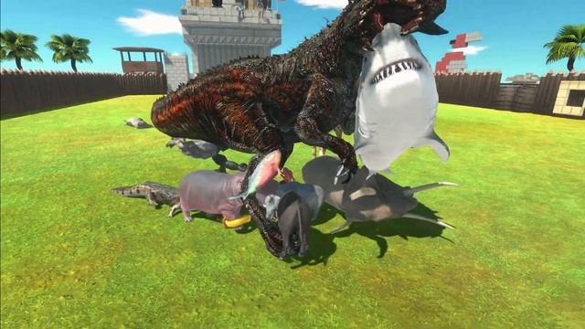Dinosaurs + EVOLUTION of GODZILLA 2024 VS Animals + KING KONG + Attack on Titan Size Comparison смотреть онлайн