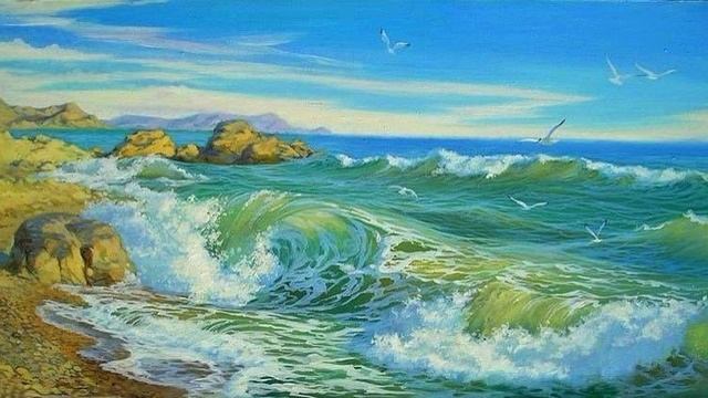 Пловец и Море | И. А. Крылов смотреть онлайн