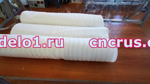 Резка вспененного полиэтилена на станке вертикальной резки пенопласта С-12. смотреть онлайн