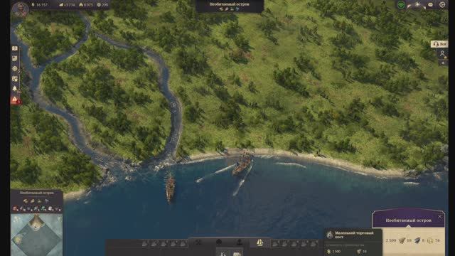 ANNO 1800 заселяем мыс Трелони за 1 час! АННО 1800. смотреть онлайн