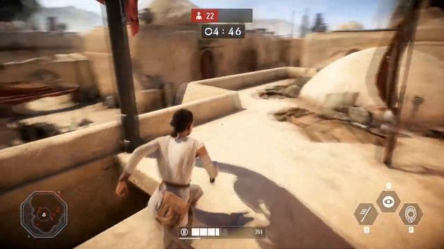 Sexy DAISY RIDLEY as REY from The Last Jedi /Lightsaber fight/ Star Wars BATTLEFRONT 2 смотреть онлайн