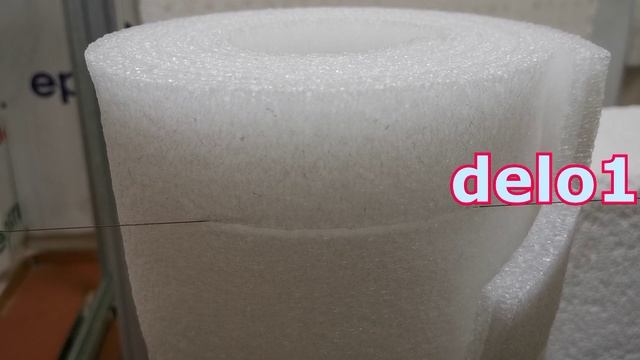 Резка вспененного полиэтилена нагретой струной на ЧПУ станке по резке пенопласта. смотреть онлайн