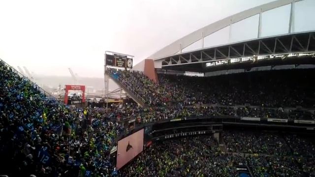 Seahawks 12th Man flag raising -- Jim Zorn смотреть онлайн